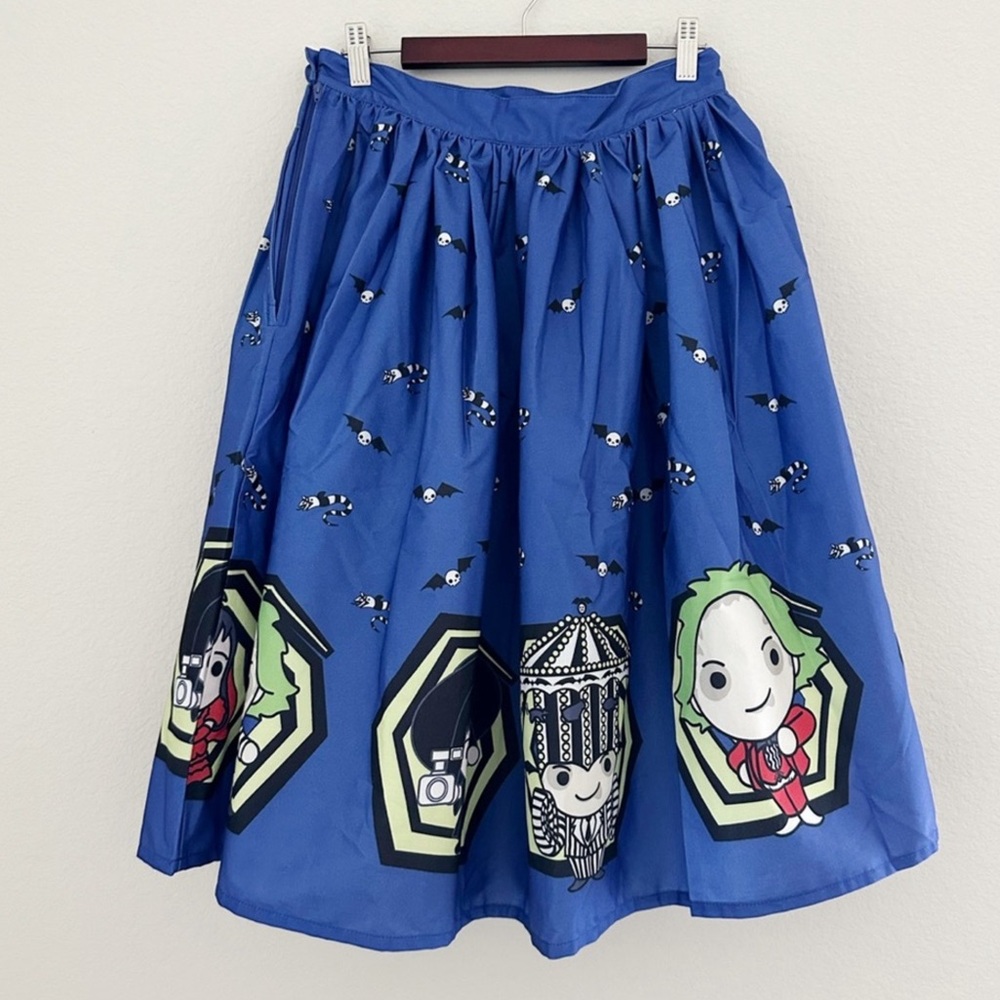 SOLD - Beetlejuice Characters Gellar Swing Skirt - Picture 6 of 11